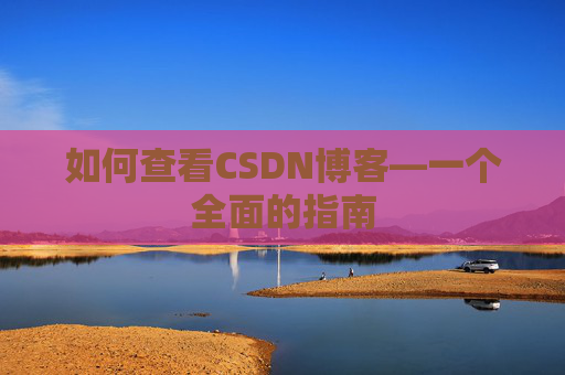如何查看CSDN博客—一个全面的指南